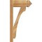Ekena Millwork Legacy Arts & Crafts Rough Sawn Outlooker, Western Red Cedar, 6"W x 14"D x 26"H OUT06X14X26LEC03RWR - alternate 3